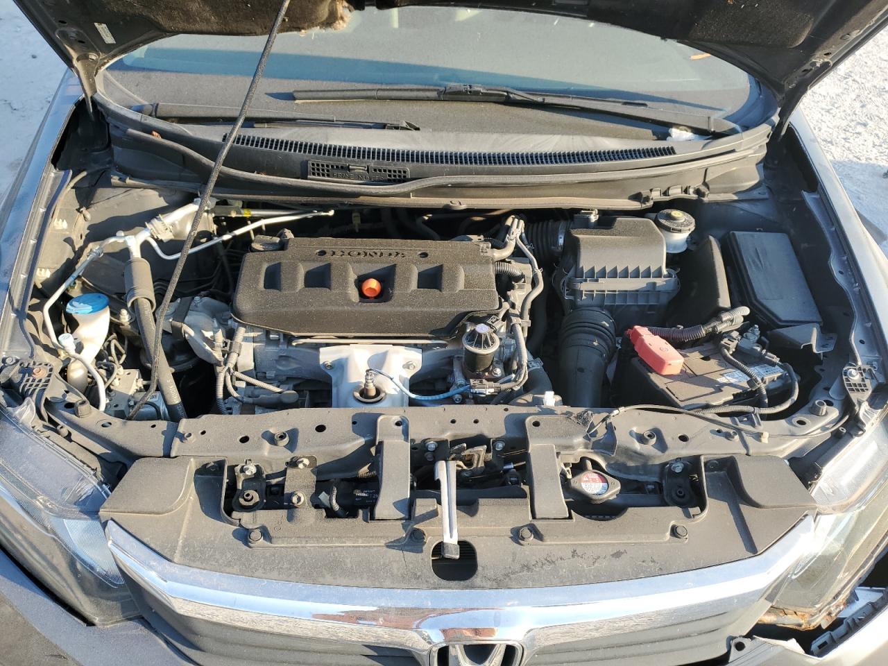 2012 Honda Civic VIN 2HGFB2F68CH554061 Copart auction photo, front end / side damage thumbnail 11