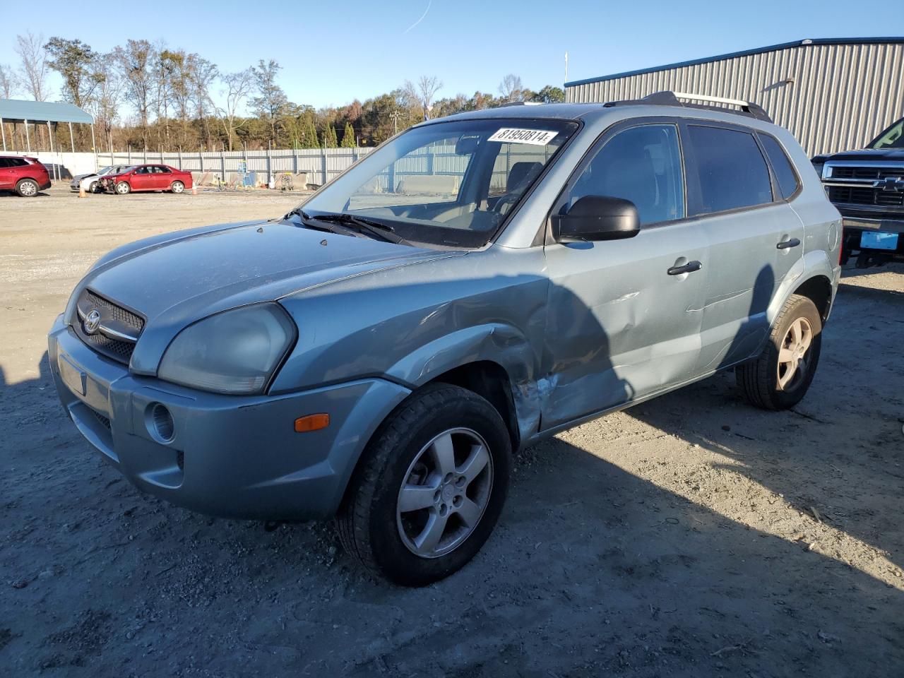 2008 Hyundai Tucson VIN KM8JM12B98U709023