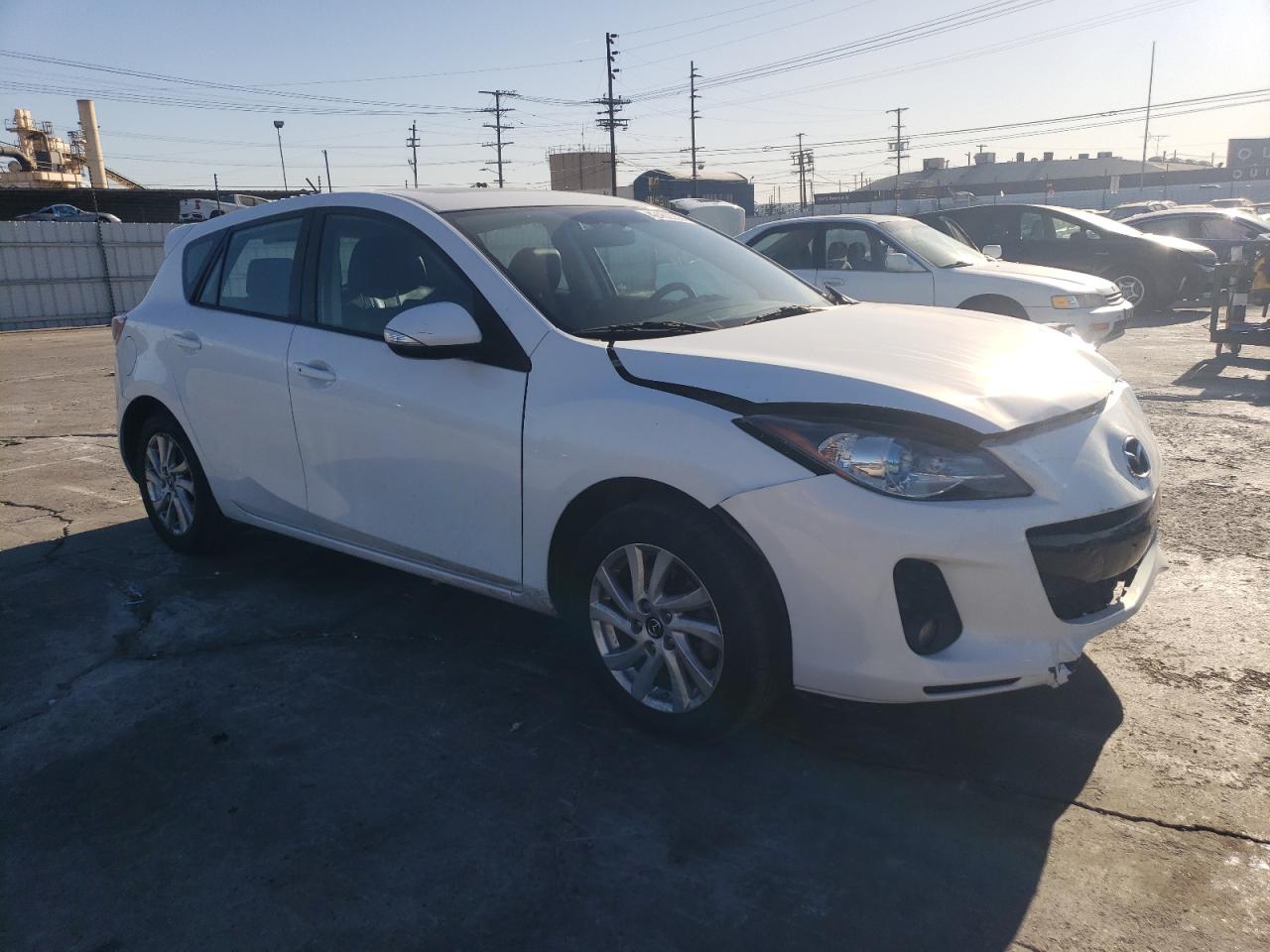2013 Mazda 3 VIN JM1BL1MP4D1830560 Copart auction photo, front end damage thumbnail 4