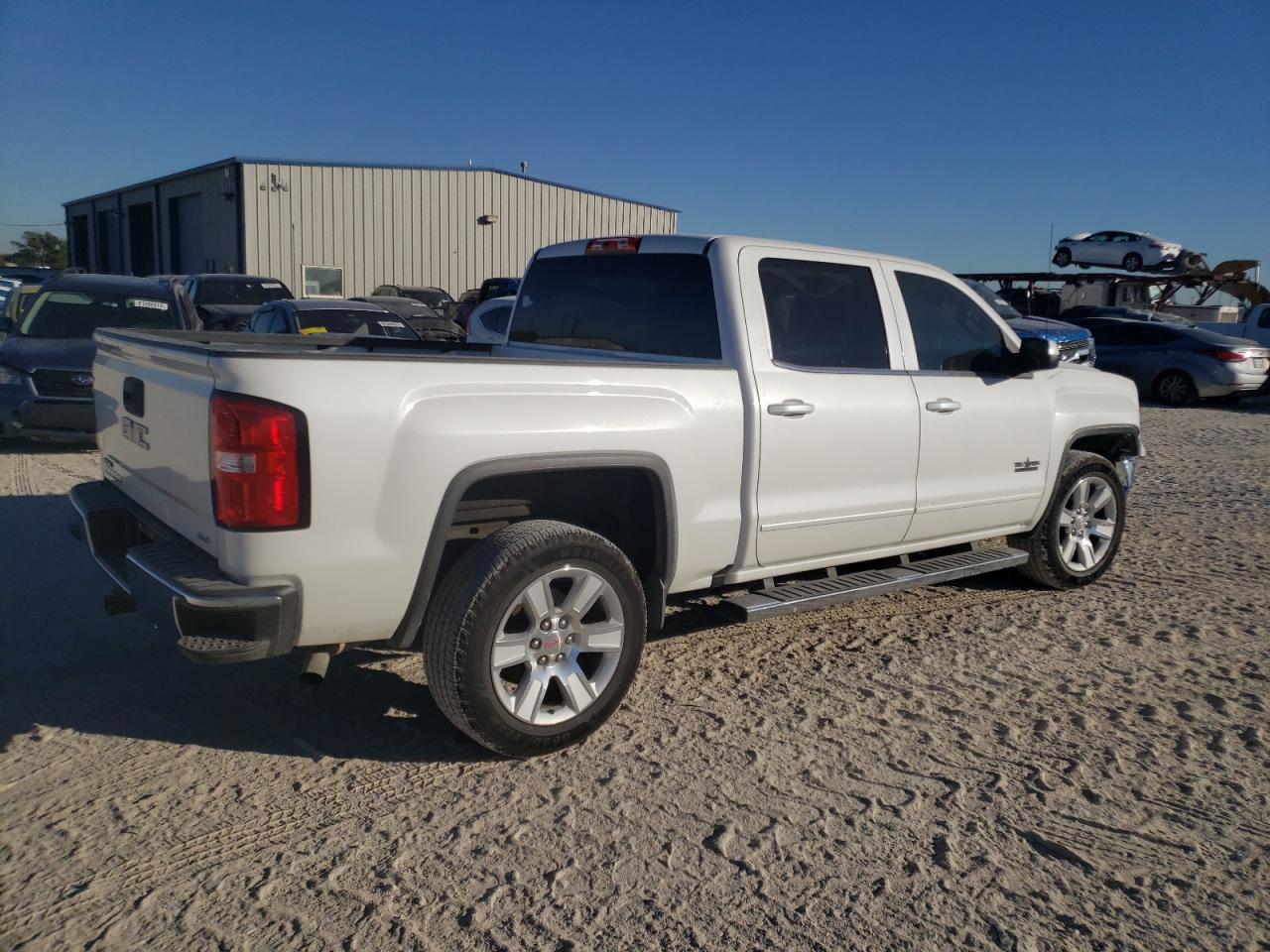 2016 GMC Sierra VIN 3GTP1MEC1GG256644 Copart auction photo, front end damage thumbnail 3