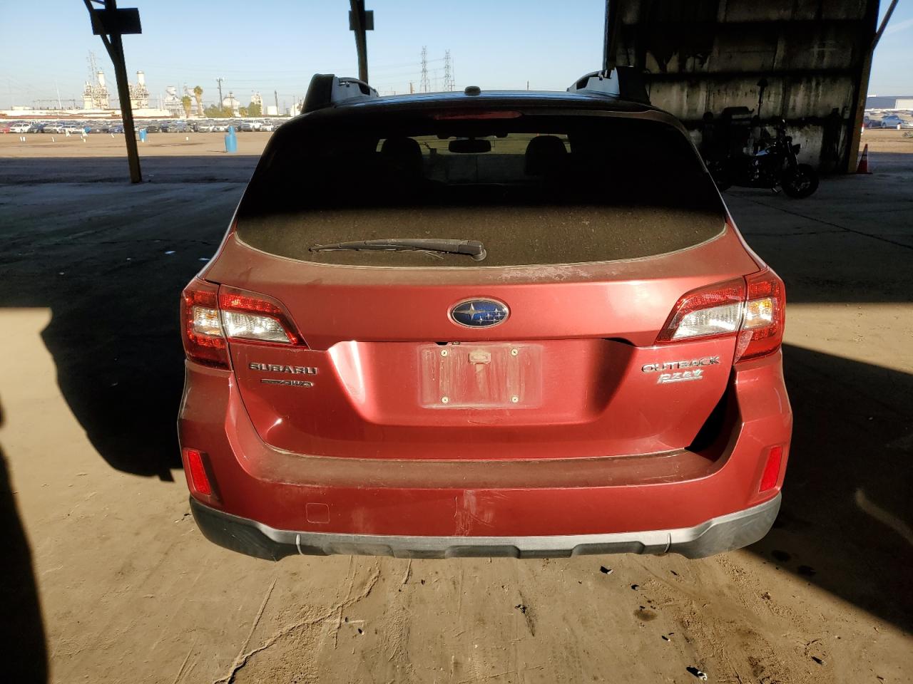 2015 Subaru Outback VIN 4S4BSANC7F3286606 Copart auction photo, front end / side damage thumbnail 6