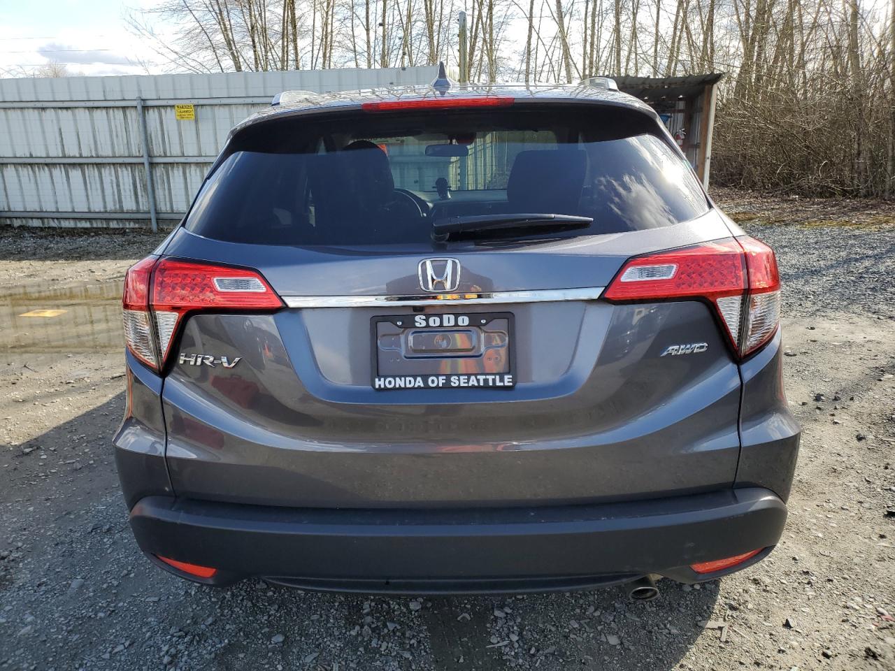 2020 Honda HR-V VIN 3CZRU6H58LM707244 Copart auction photo, side damage thumbnail 6