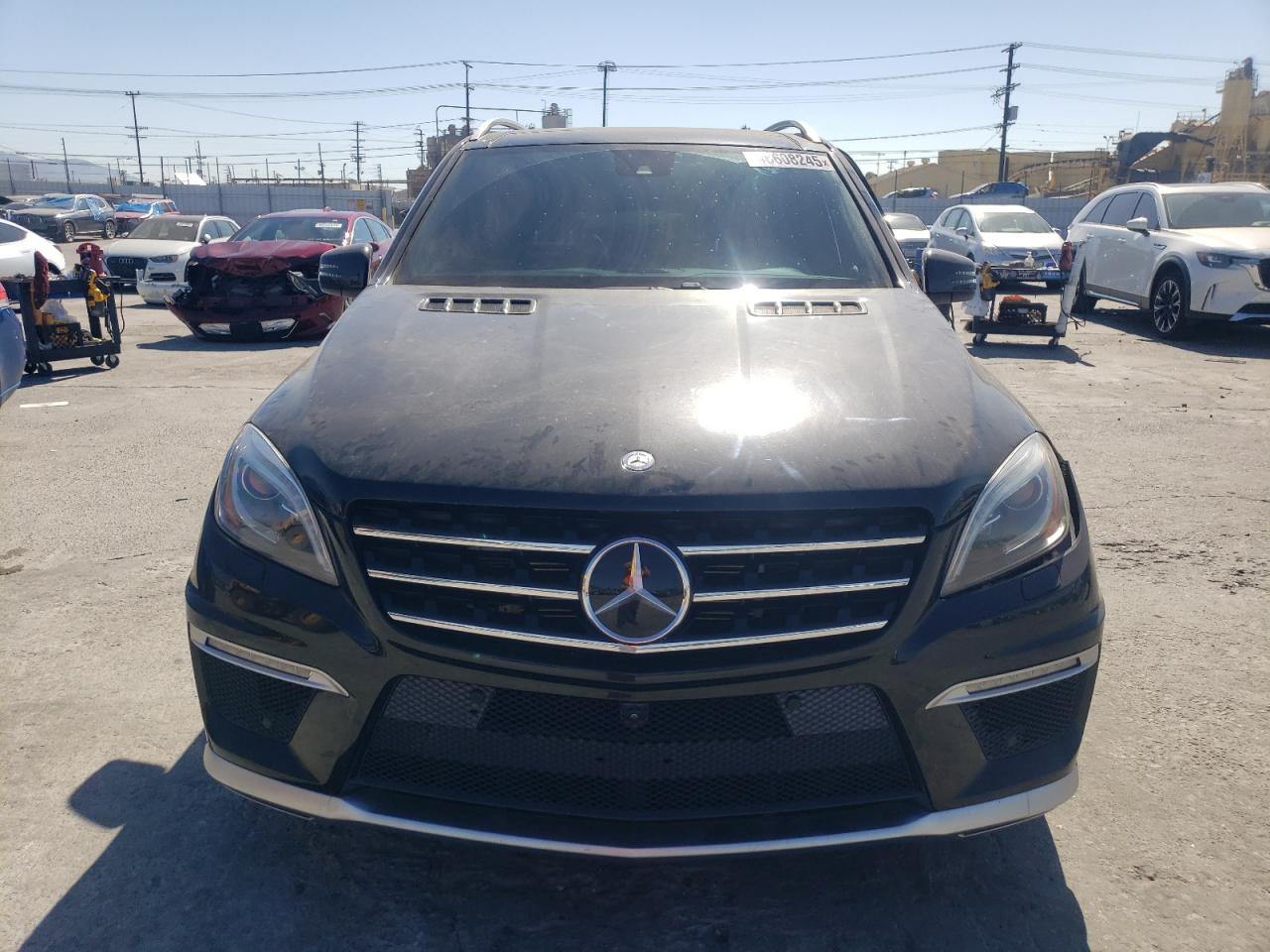 2015 Mercedes-Benz M-klasse VIN 4JGDA7EB0FA598526 Copart auction photo, front end / side damage thumbnail 5