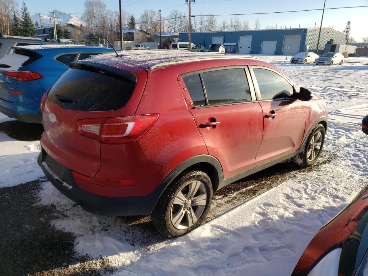 2013 KIA Sportage VIN KNDPB3A26D7502034 Copart auction photo, normal wear damage thumbnail 3