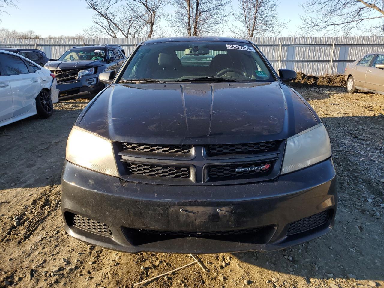 2014 Dodge Avenger VIN 1C3CDZAB0EN140084 Copart auction photo, side / rear end damage thumbnail 5