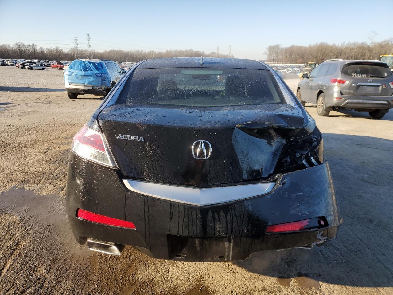 2009 Acura TL VIN 19UUA86209A021459 Copart auction photo, rear end damage thumbnail 6