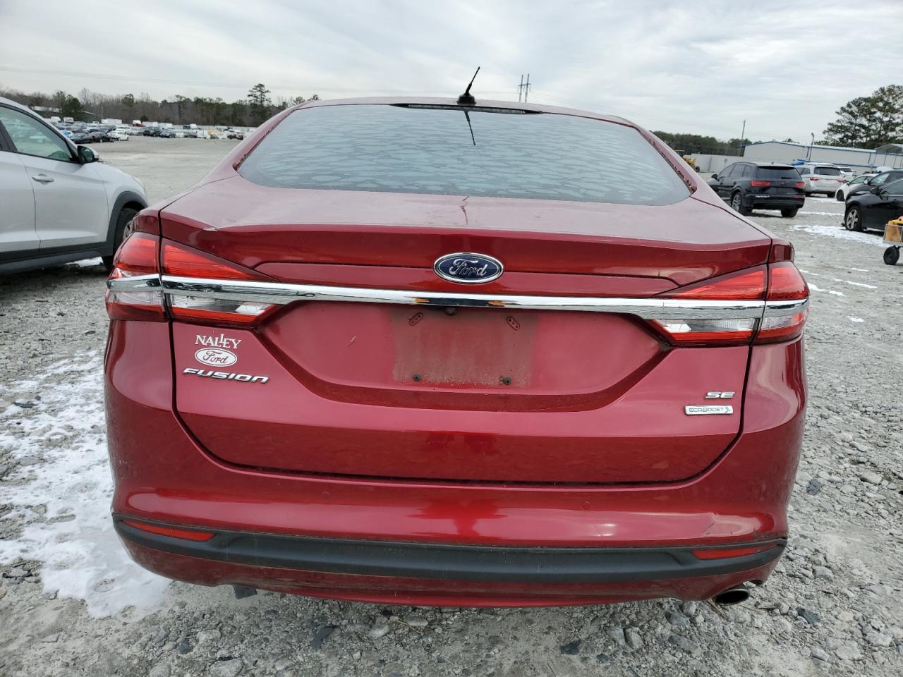2018 Ford Fusion VIN 3FA6P0HD6JR210283 Copart auction photo, front end damage thumbnail 6