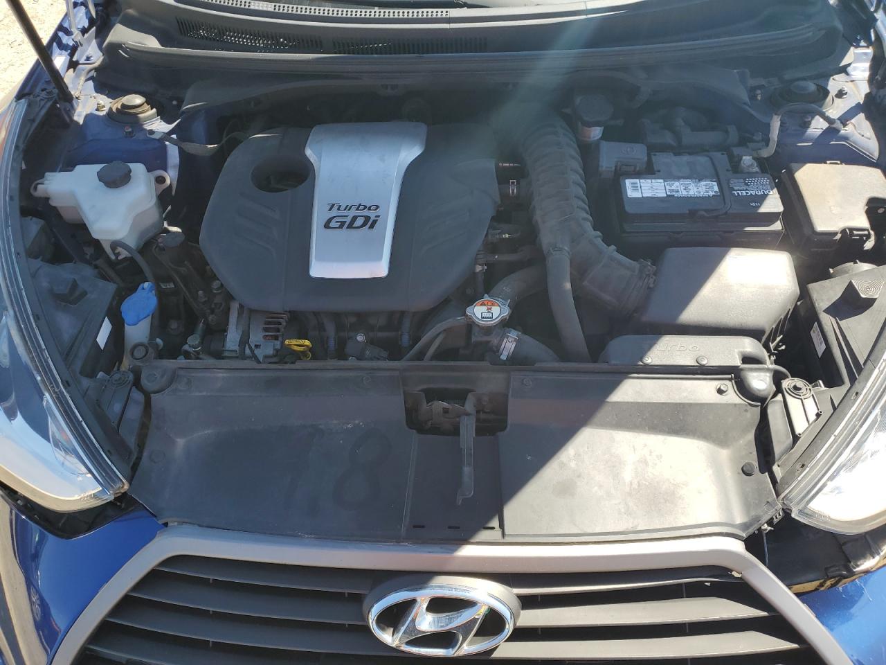 2016 Hyundai Veloster VIN KMHTC6AE6GU263626 Copart auction photo, all over damage thumbnail 11