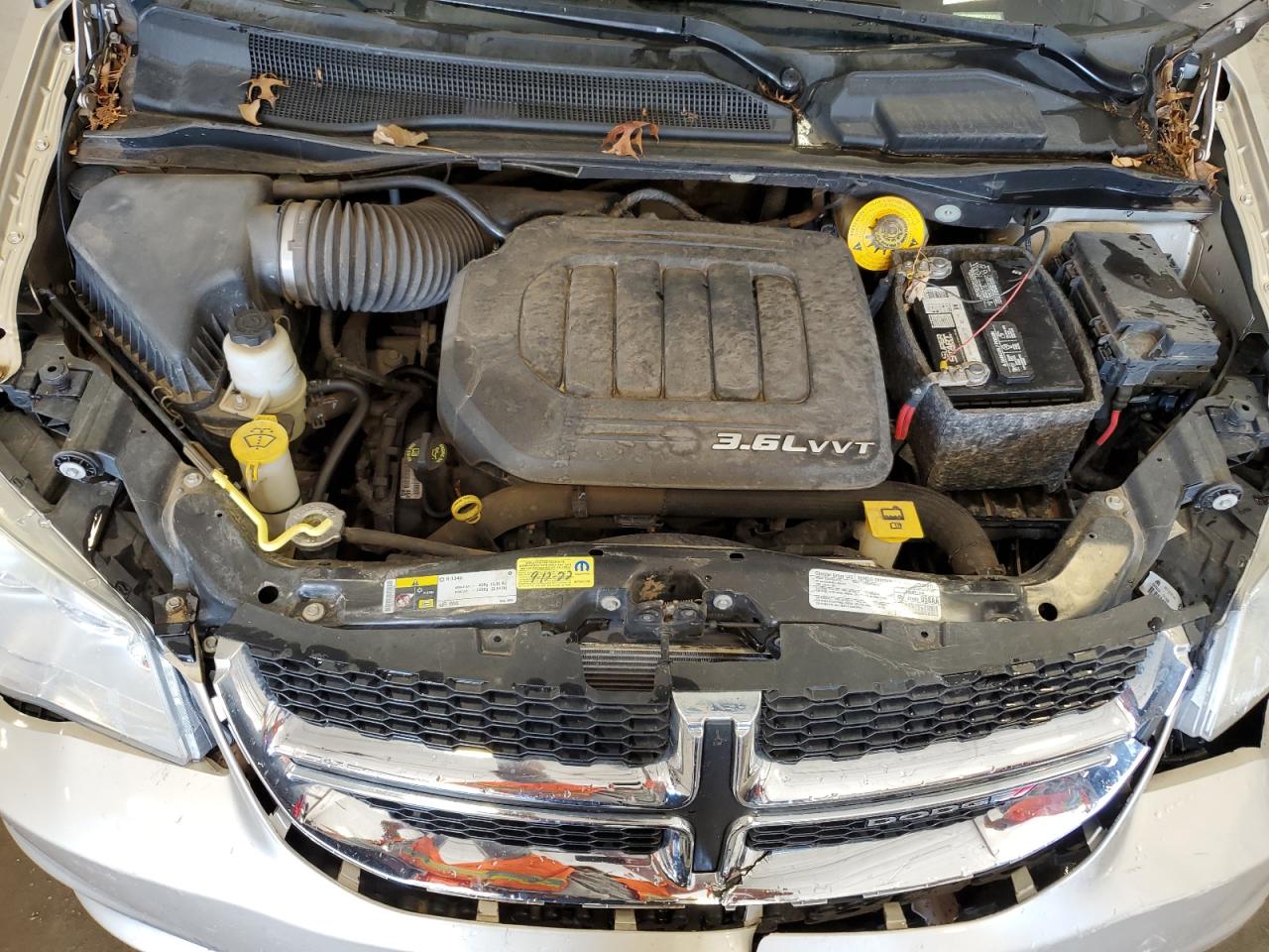 2014 Dodge Caravan VIN 2C4RDGBG6ER138170 Copart auction photo, front end damage thumbnail 12