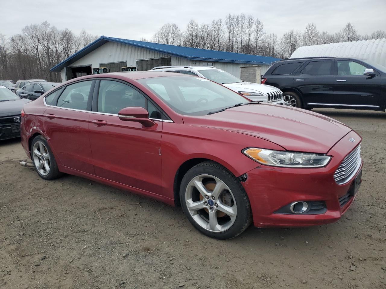 2016 Ford Fusion VIN 3FA6P0HD7GR162382 Copart auction photo, rear end / side damage thumbnail 4