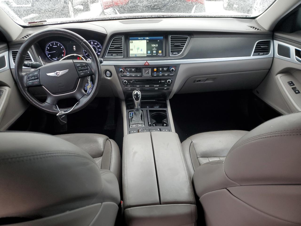 2015 Hyundai Genesis VIN KMHGN4JE3FU060028 Copart auction photo, rear end / front end damage thumbnail 8