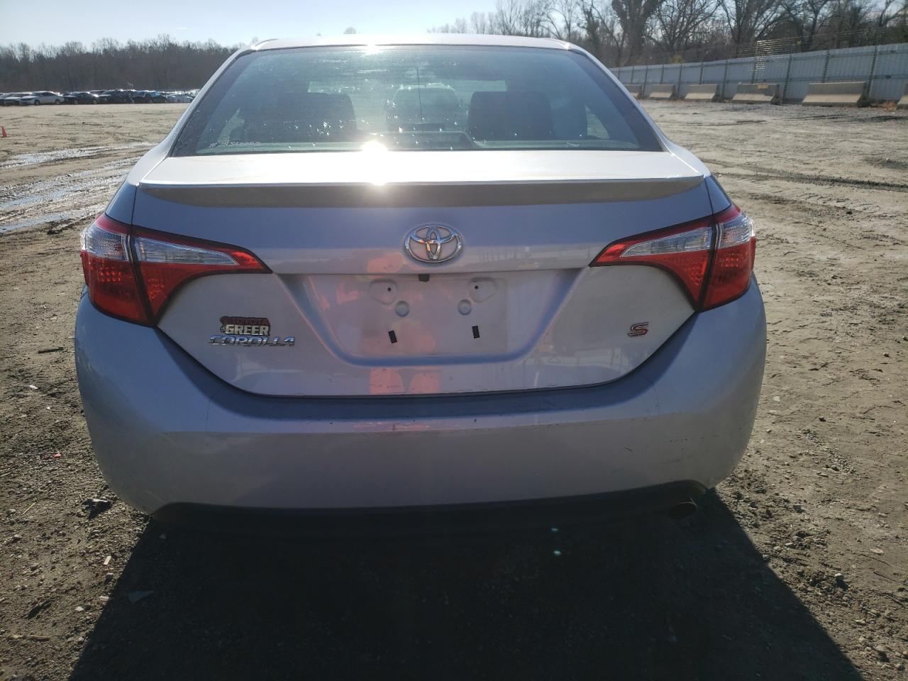 2016 Toyota Corolla VIN 2T1BURHE2GC621810 Copart auction photo, front end damage thumbnail 6