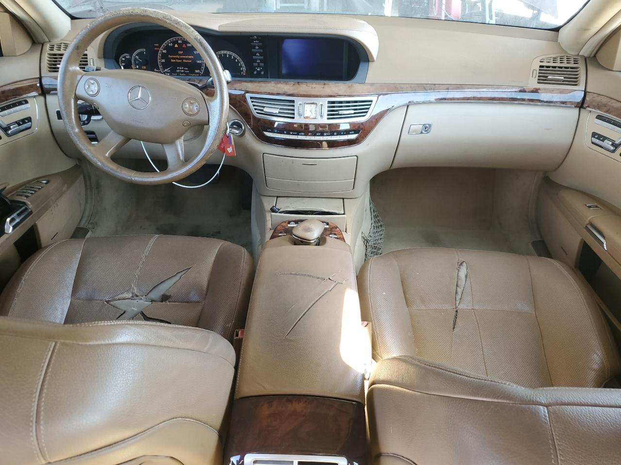2007 Mercedes-Benz S-klasse VIN WDDNG71X37A082533 Copart auction photo, rear end / front end damage thumbnail 8