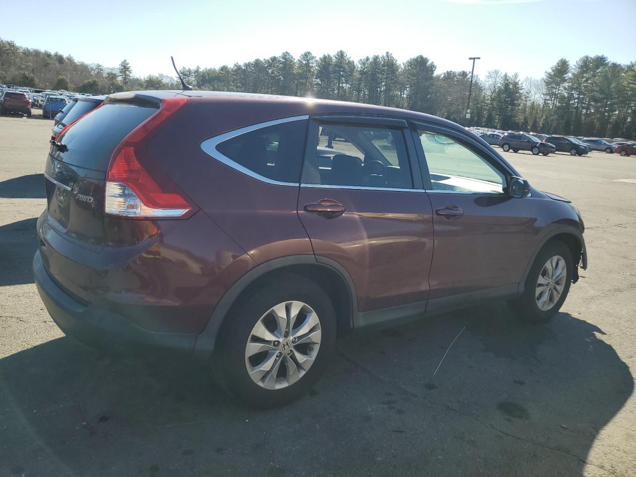2013 Honda CR-V VIN 5J6RM4H50DL043321 Copart auction photo, front end damage thumbnail 3
