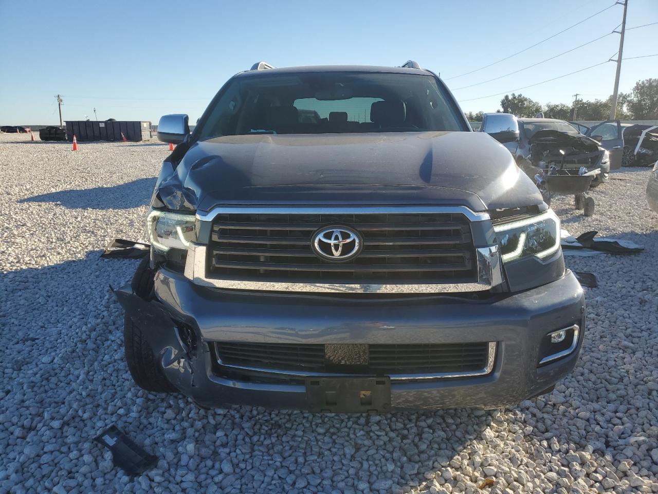 2020 Toyota Sequoia VIN 5TDJY5G18LS180631 Copart auction photo, front end damage thumbnail 5