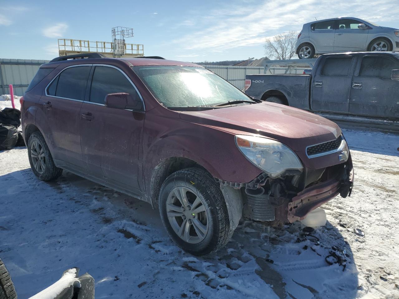 2011 Chevrolet Equinox VIN 2CNFLEEC4B6348178 Copart auction photo, front end damage thumbnail 4