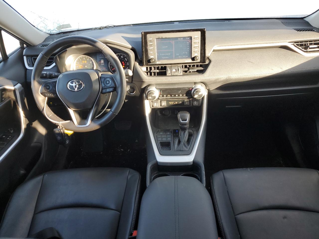 2021 Toyota RAV 4 VIN 2T3A1RFV3MC238601 Copart auction photo, all over damage thumbnail 8