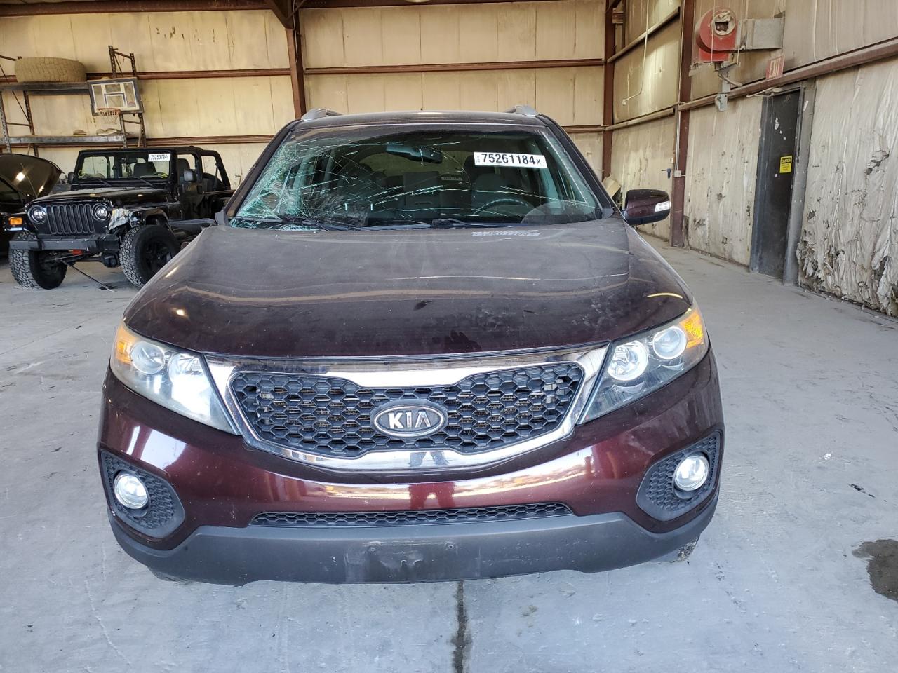 2013 KIA Sorento VIN 5XYKT3A60DG384785 Copart auction photo, all over / mechanical damage thumbnail 5