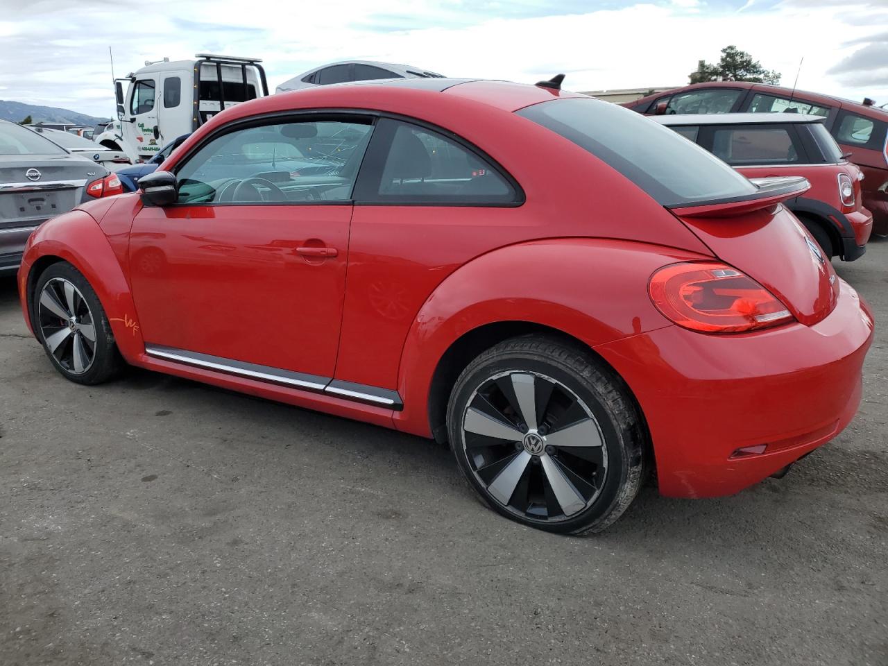 2013 Volkswagen Beetle VIN 3VWVT7AT0DM676818 Copart auction photo, water/flood damage thumbnail 2