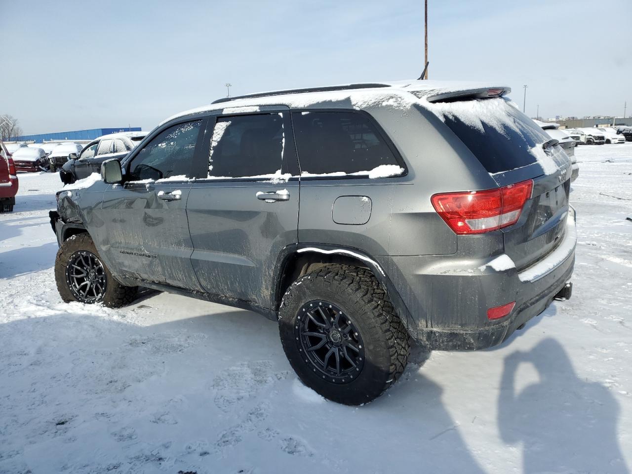 2012 Jeep Grand Cherokee VIN 1C4RJFCT4CC133523 Copart auction photo, front end / side damage thumbnail 2