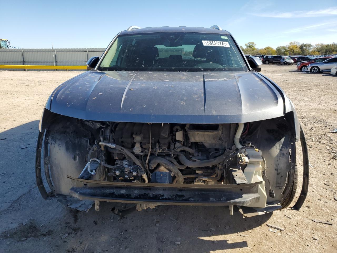 2019 Volkswagen Atlas VIN 1V2WR2CA7KC532135 Copart auction photo, front end / minor dent/scratches damage thumbnail 5