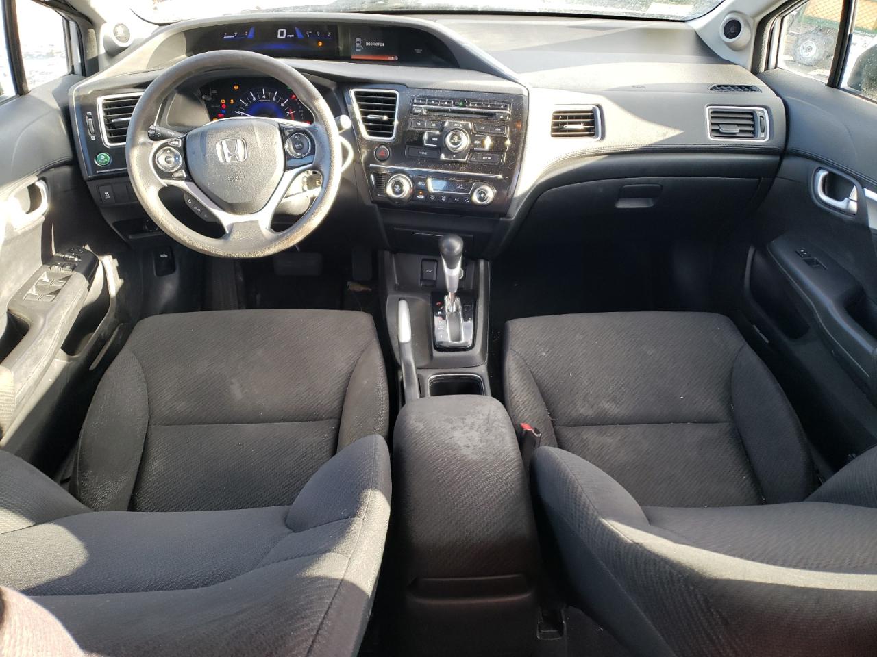 2013 Honda Civic VIN 2HGFB2F85DH534806 Copart auction photo, front end / rear end damage thumbnail 8