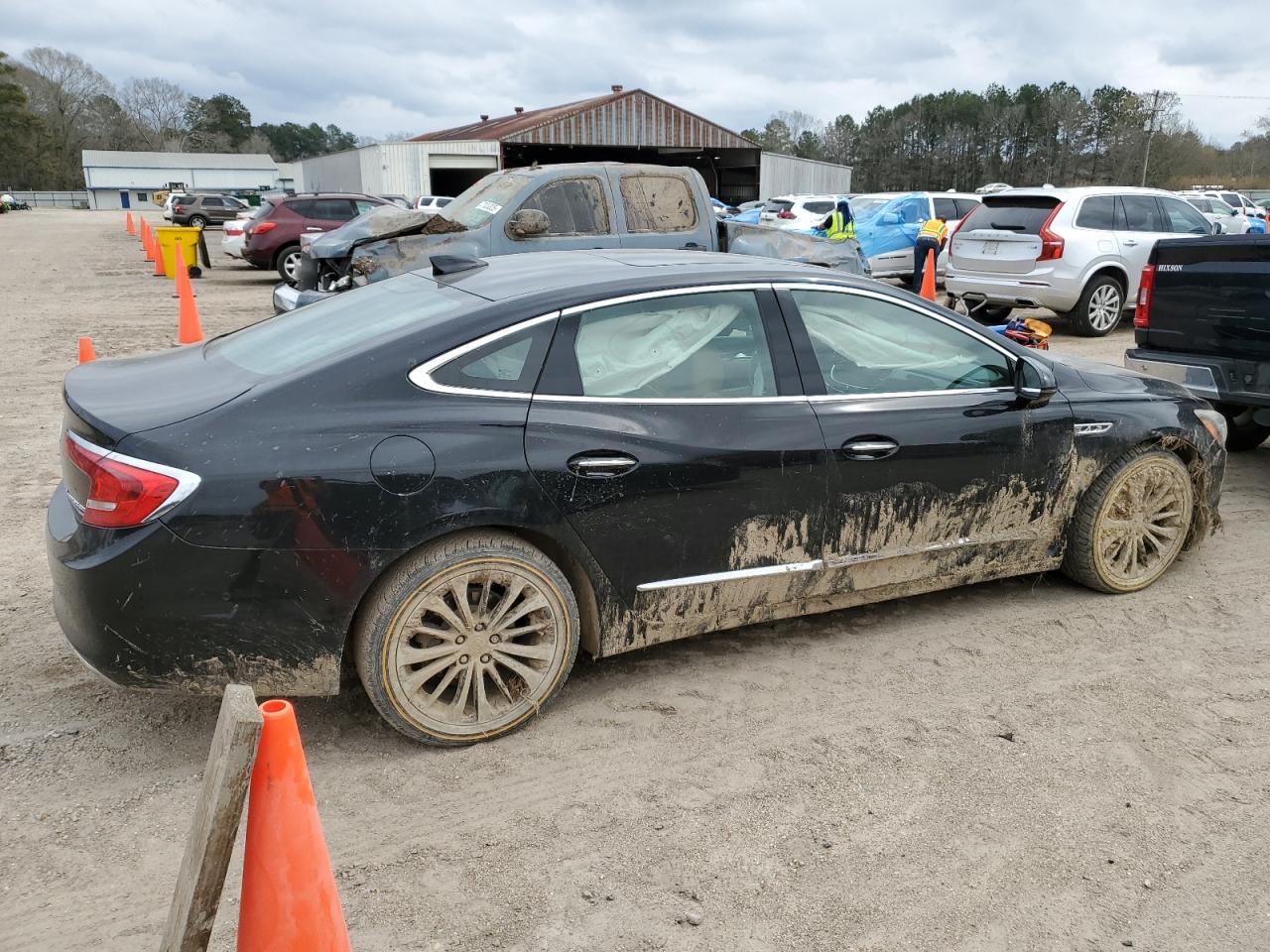 2017 Buick LaCrosse VIN 1G4ZS5SS0HU163678 Copart auction photo, side damage thumbnail 3