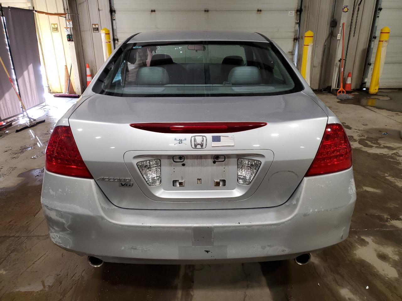 2007 Honda Accord VIN 1HGCM66407A093817 Copart auction photo, side / front end damage thumbnail 6