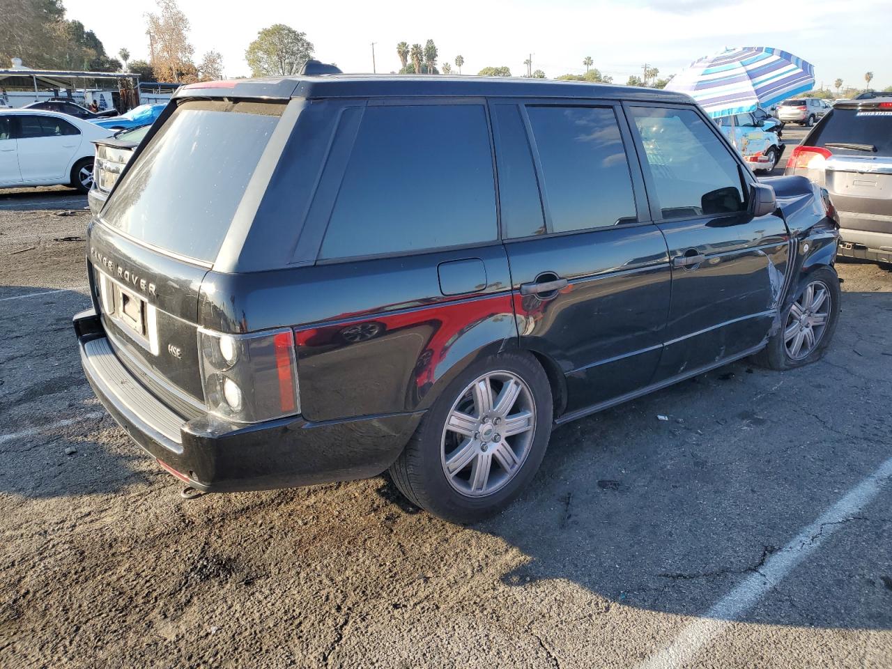 2007 Land Rover Range Rover VIN SALMF15457A239140 Copart auction photo, front end damage thumbnail 3