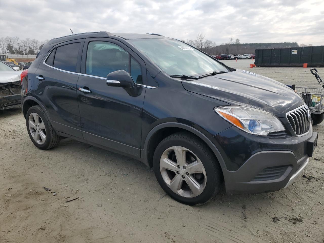 2015 Buick Encore VIN KL4CJESB2FB181700 Copart auction photo, front end / side damage thumbnail 4