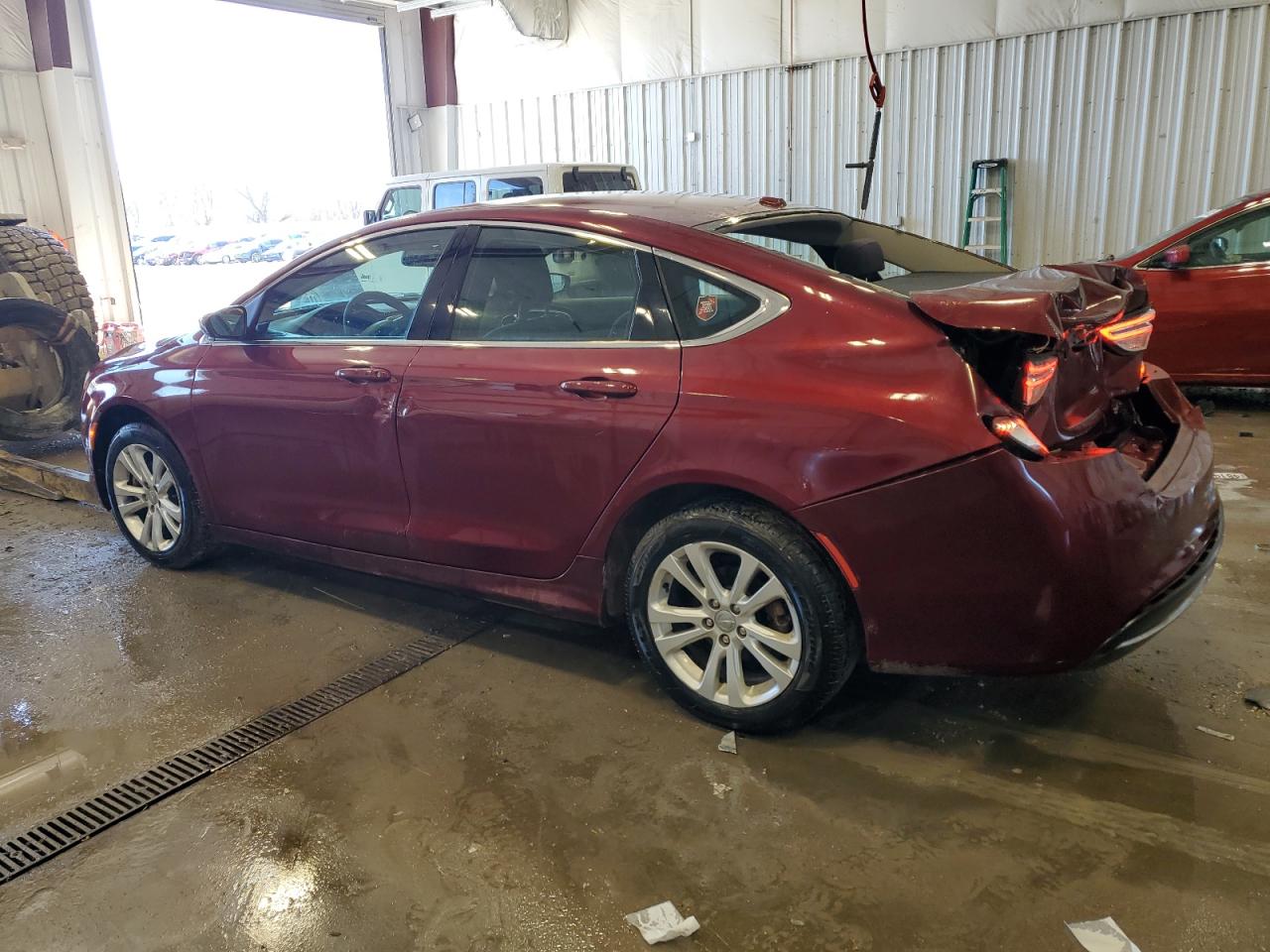 2015 Chrysler 200 VIN 1C3CCCABXFN590178 Copart auction photo, rear end damage thumbnail 2