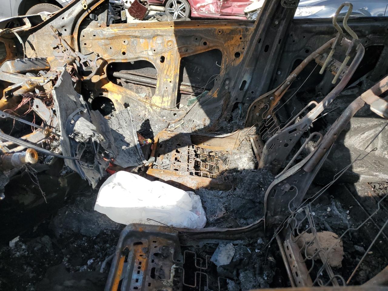 2018 Honda Civic VIN 2HGFC2F54JH587589 Copart auction photo, burn damage thumbnail 7