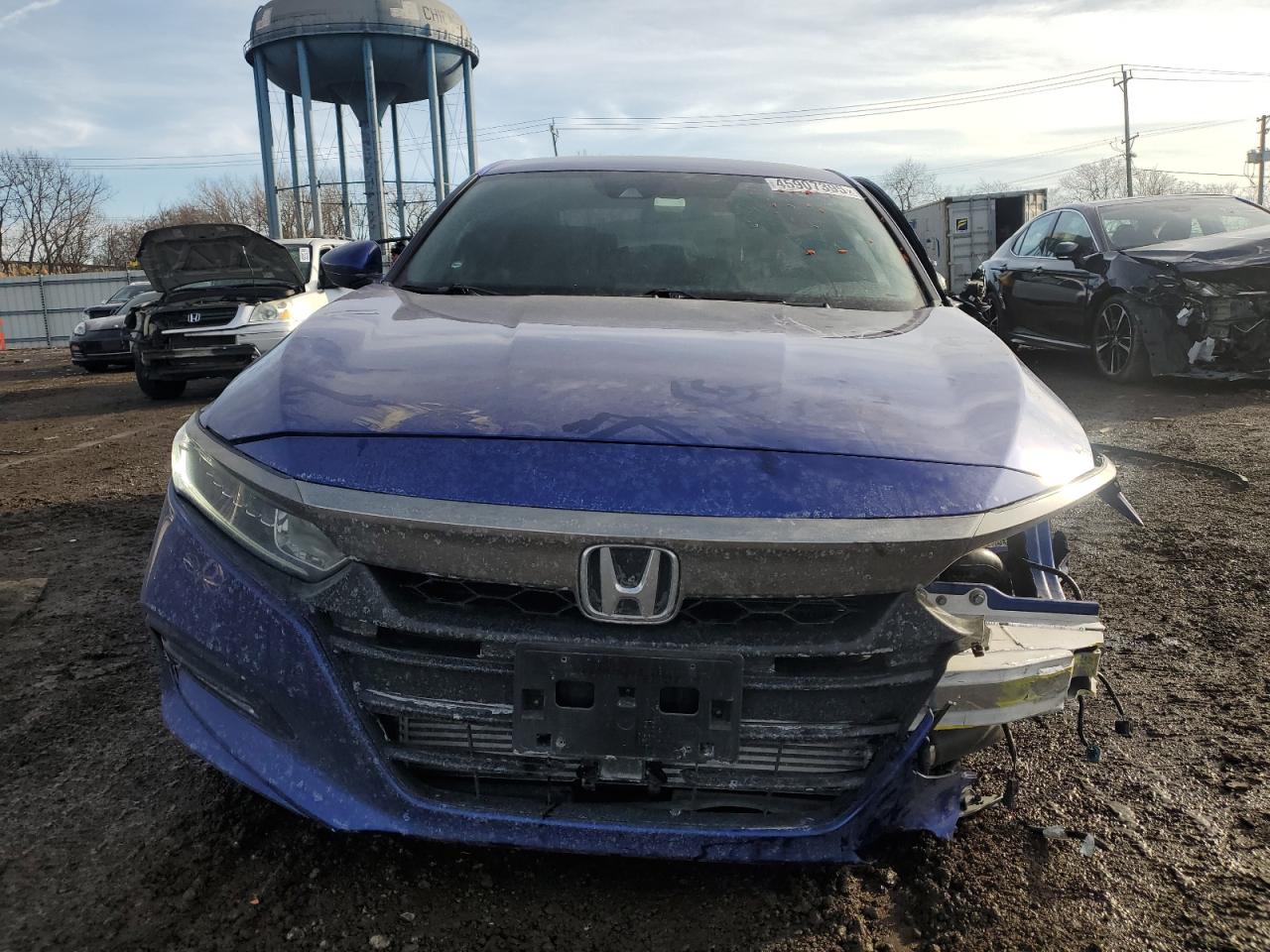 2019 Honda Accord VIN 1HGCV1F32KA100119 Copart auction photo, front end damage thumbnail 5