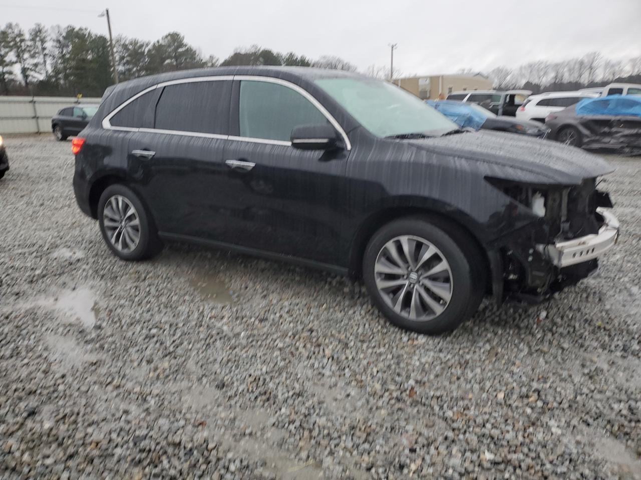 2016 Acura MDX VIN 5FRYD4H42GB031122 Copart auction photo, front end / undercarriage damage thumbnail 4