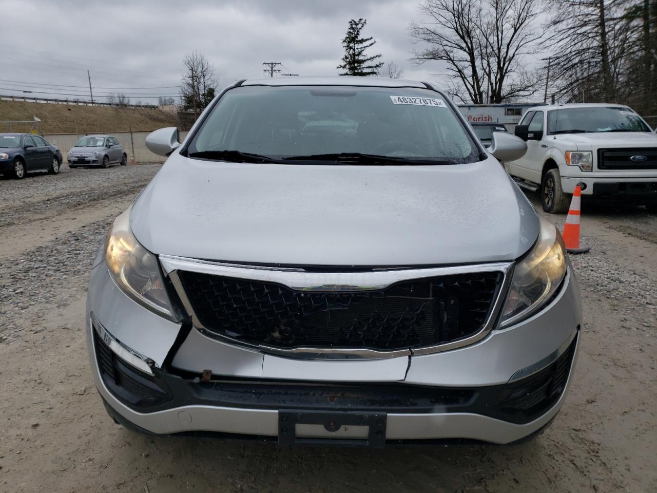 2016 KIA Sportage VIN KNDPBCAC5G7801222 Copart auction photo, undercarriage / front end damage thumbnail 5