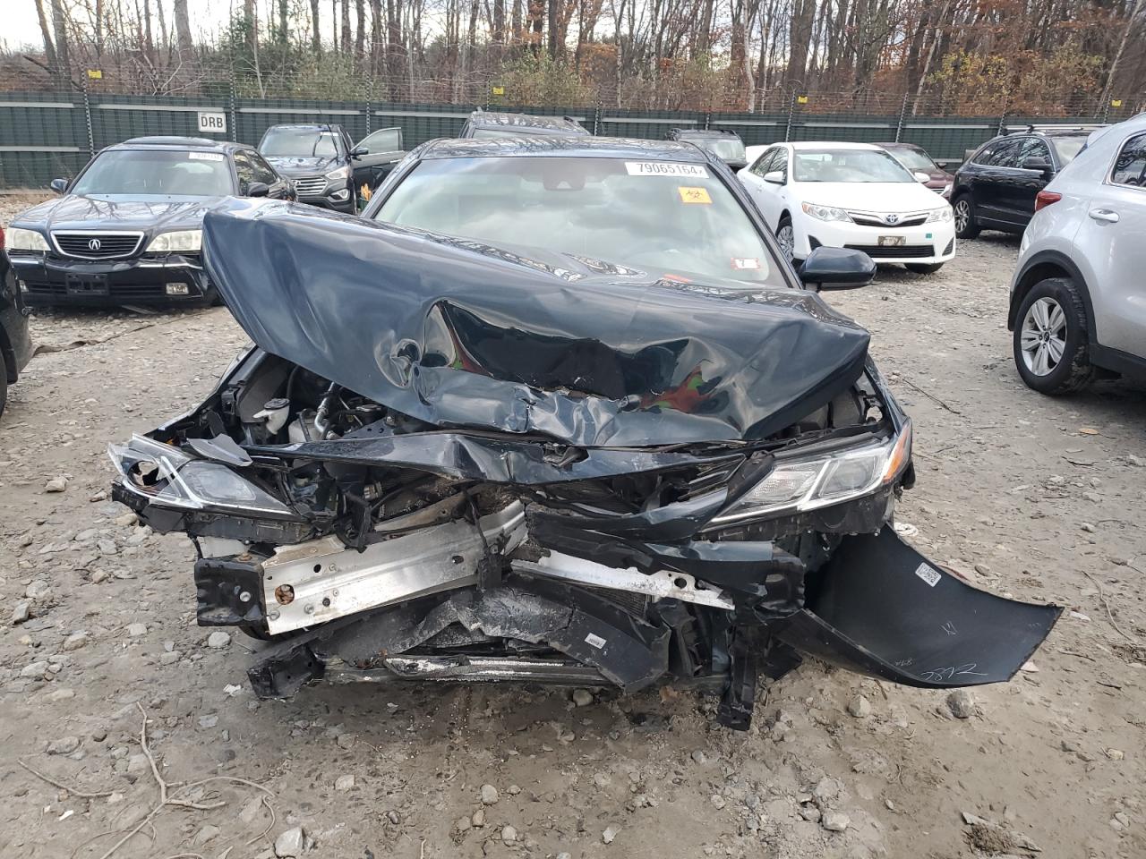 2018 Toyota Camry VIN 4T1B11HK1JU545440 Copart auction photo, front end damage thumbnail 5