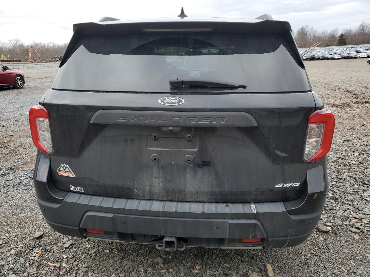 2022 Ford Explorer VIN 1FMSK8JH1NGA75256 Copart auction photo, side damage thumbnail 6