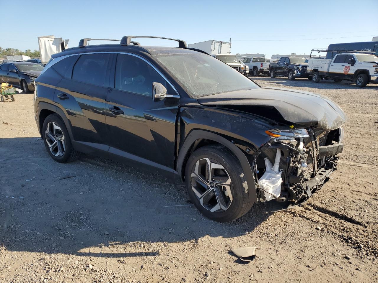 2022 Hyundai Tucson VIN 5NMJE3AE5NH113791 Copart auction photo, front end / minor dent/scratches damage thumbnail 4