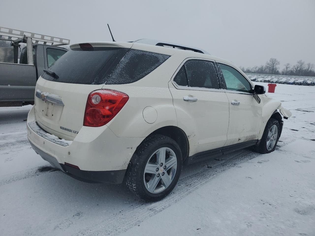 2014 Chevrolet Equinox VIN 1GNFLHEK2EZ109340 Copart auction photo, front end / side damage thumbnail 3