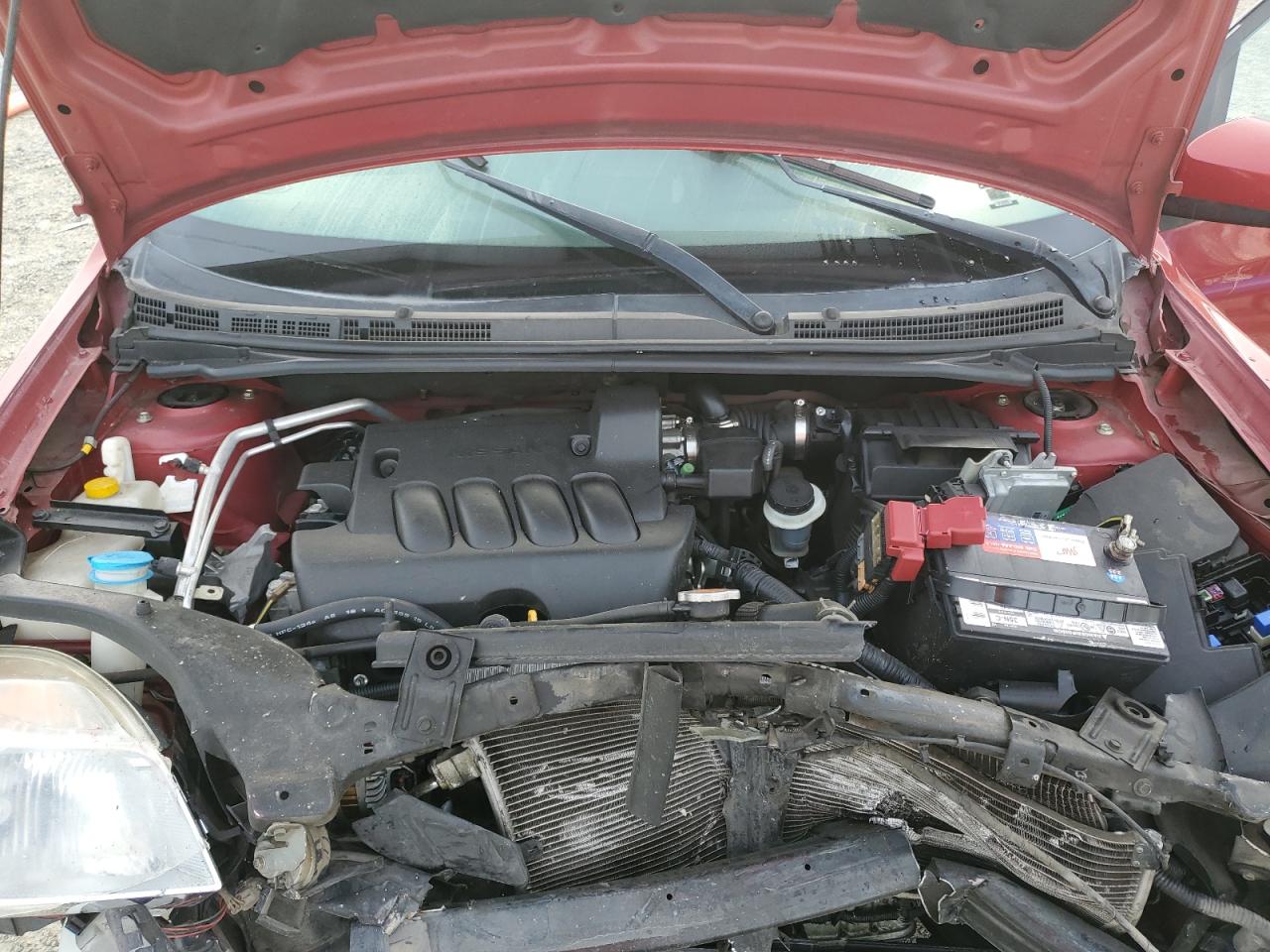 2011 Nissan Sentra VIN 3N1AB6AP8BL714416 Copart auction photo, front end damage thumbnail 12
