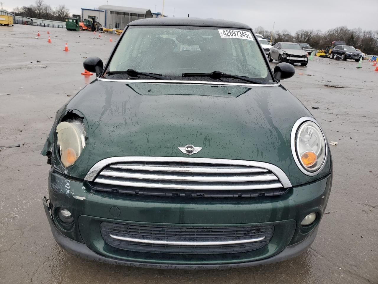 2012 MINI Cooper VIN WMWSU3C53CT541355 Copart auction photo, front end damage thumbnail 5
