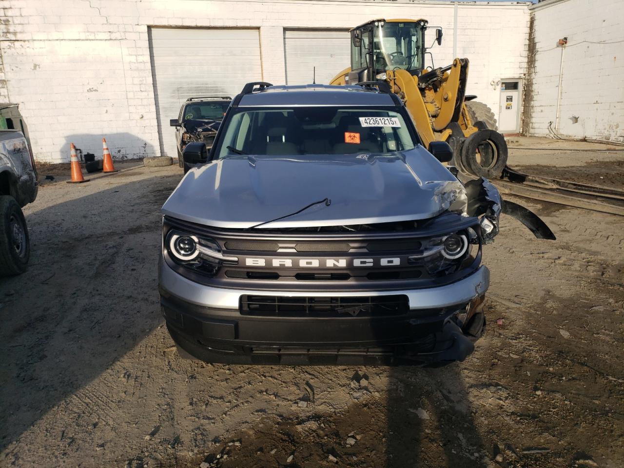 2023 Ford Bronco VIN 3FMCR9B65PRD99258 Copart auction photo, front end / side damage thumbnail 5