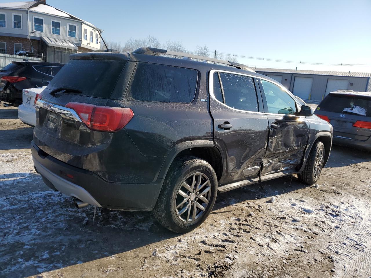 2017 GMC Acadia VIN 1GKKNULS1HZ282403 Copart auction photo, side damage thumbnail 3