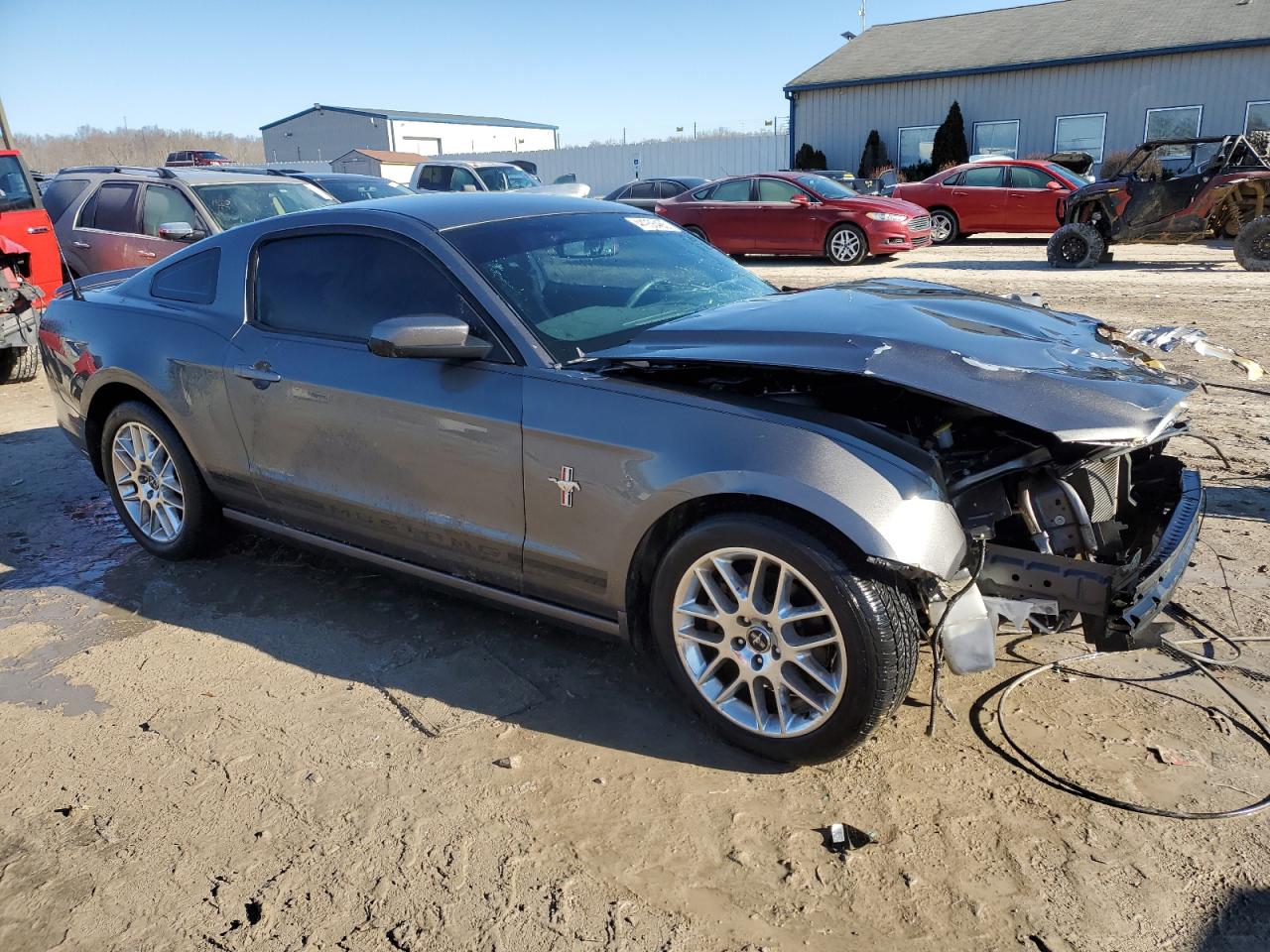2013 Ford Mustang VIN 1ZVBP8AMXD5254499 Copart auction photo, front end damage thumbnail 4