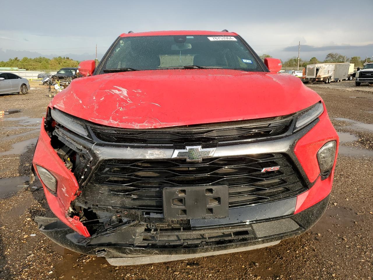 2023 Chevrolet Blazer VIN 3GNKBERSXPS177296 Copart auction photo, front end / minor dent/scratches damage thumbnail 5