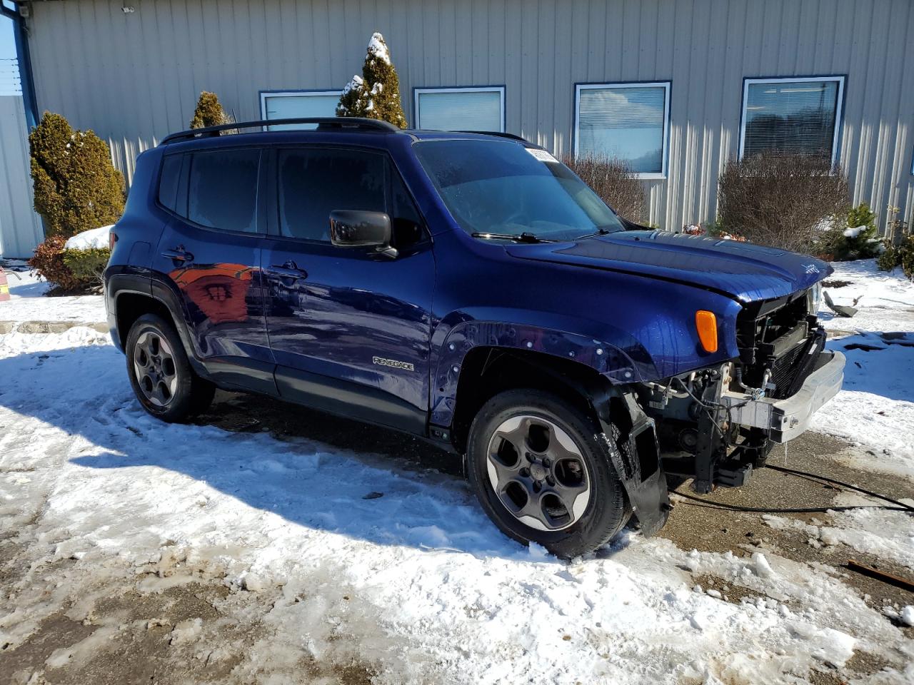2017 Jeep Renegade VIN ZACCJBAB6HPE74837 Copart auction photo, front end damage thumbnail 4