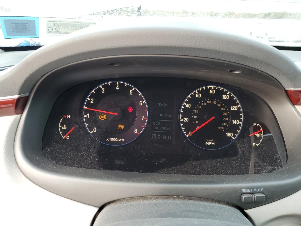 2007 Hyundai Azera VIN KMHFC46FX7A176445 Copart auction photo, side / rear end damage thumbnail 9