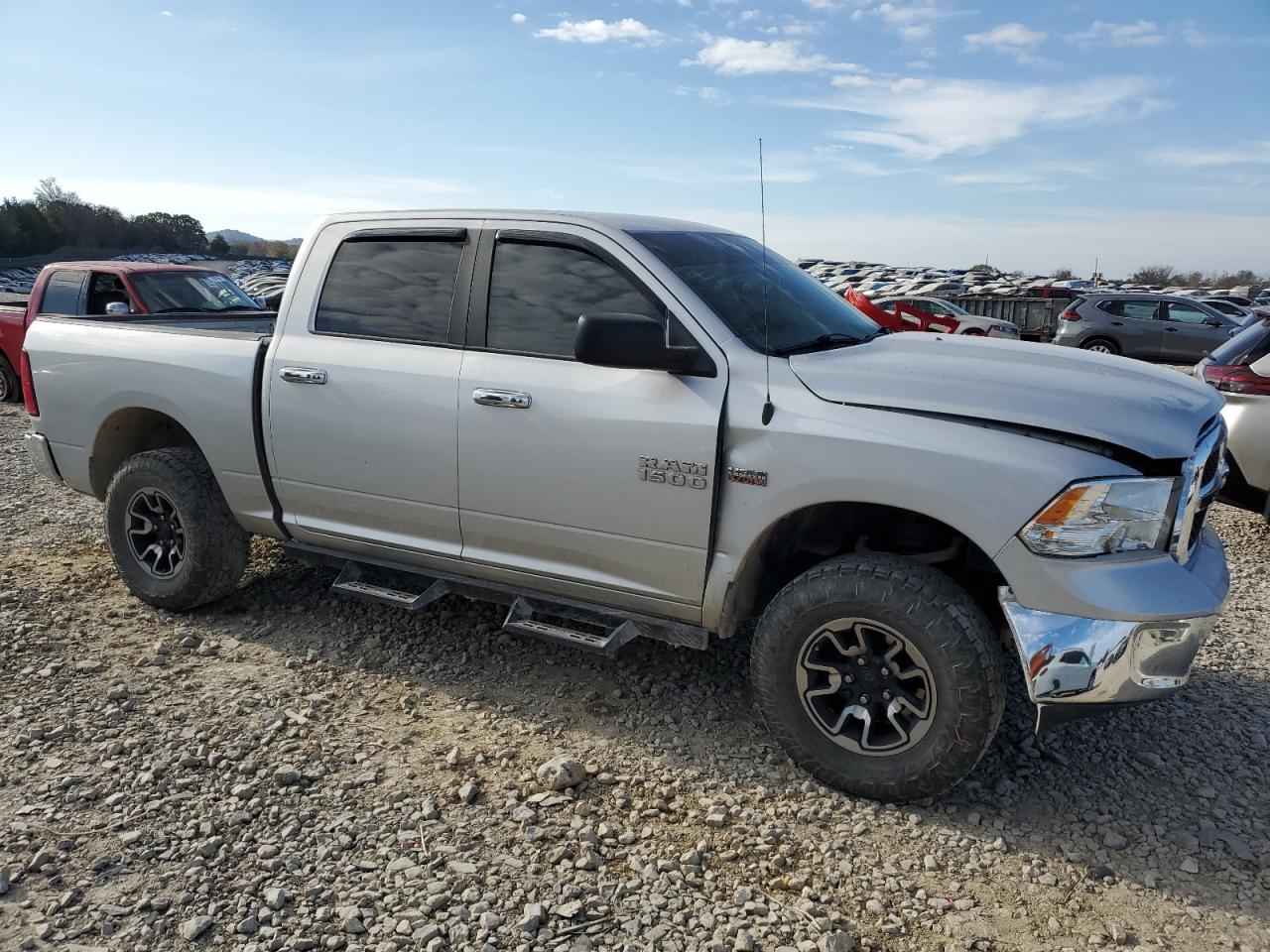 2017 RAM 1500 VIN 1C6RR7LTXHS766434 Copart auction photo, front end damage thumbnail 4