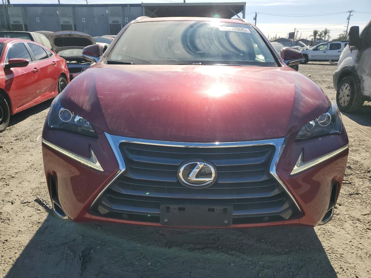 2016 Lexus NX VIN JTJBARBZ7G2049679 Copart auction photo, rear end damage thumbnail 5