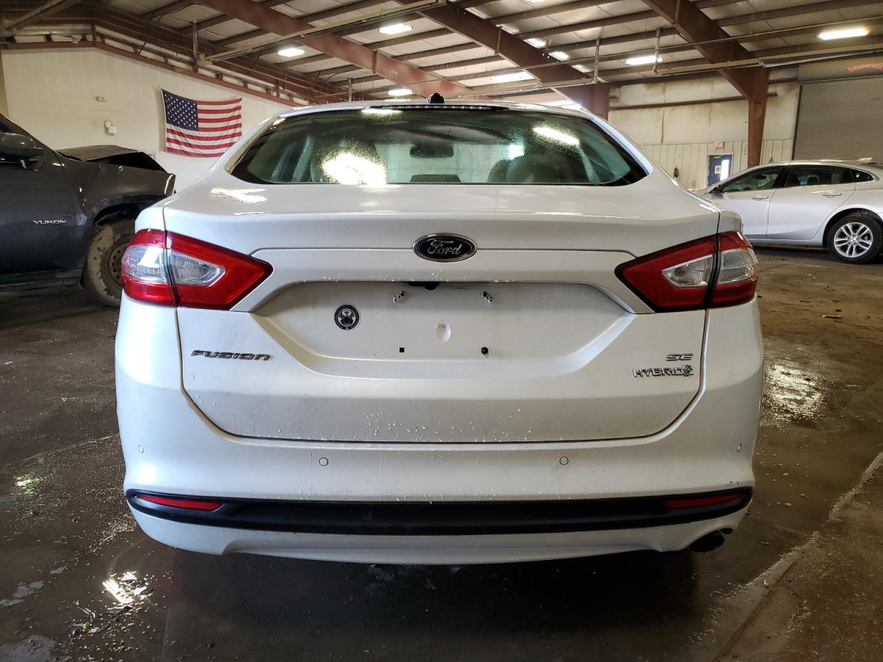 2013 Ford Fusion VIN 3FA6P0LU7DR384911 Copart auction photo, hail / front end damage thumbnail 6